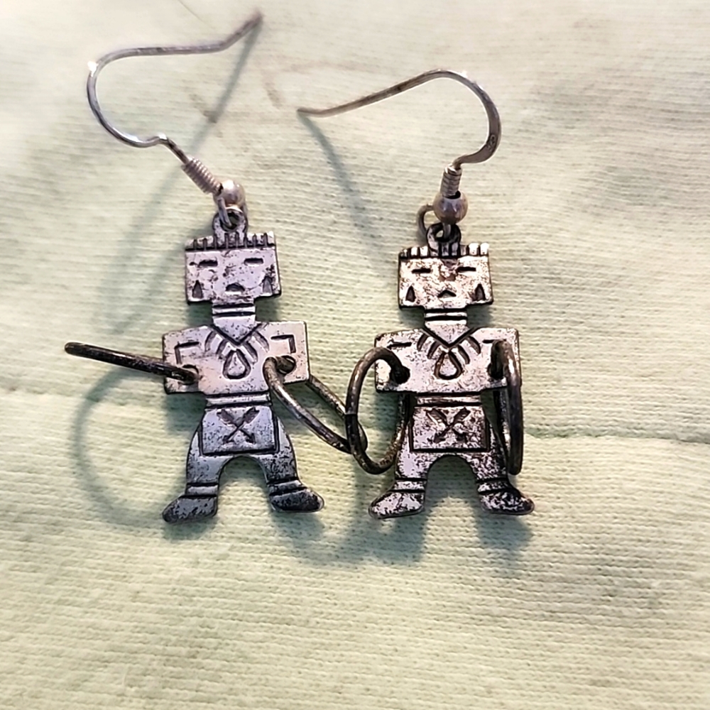 Native American people earrings